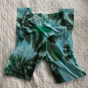 Aerie Offline Cross Over Tie-Dye Leggings